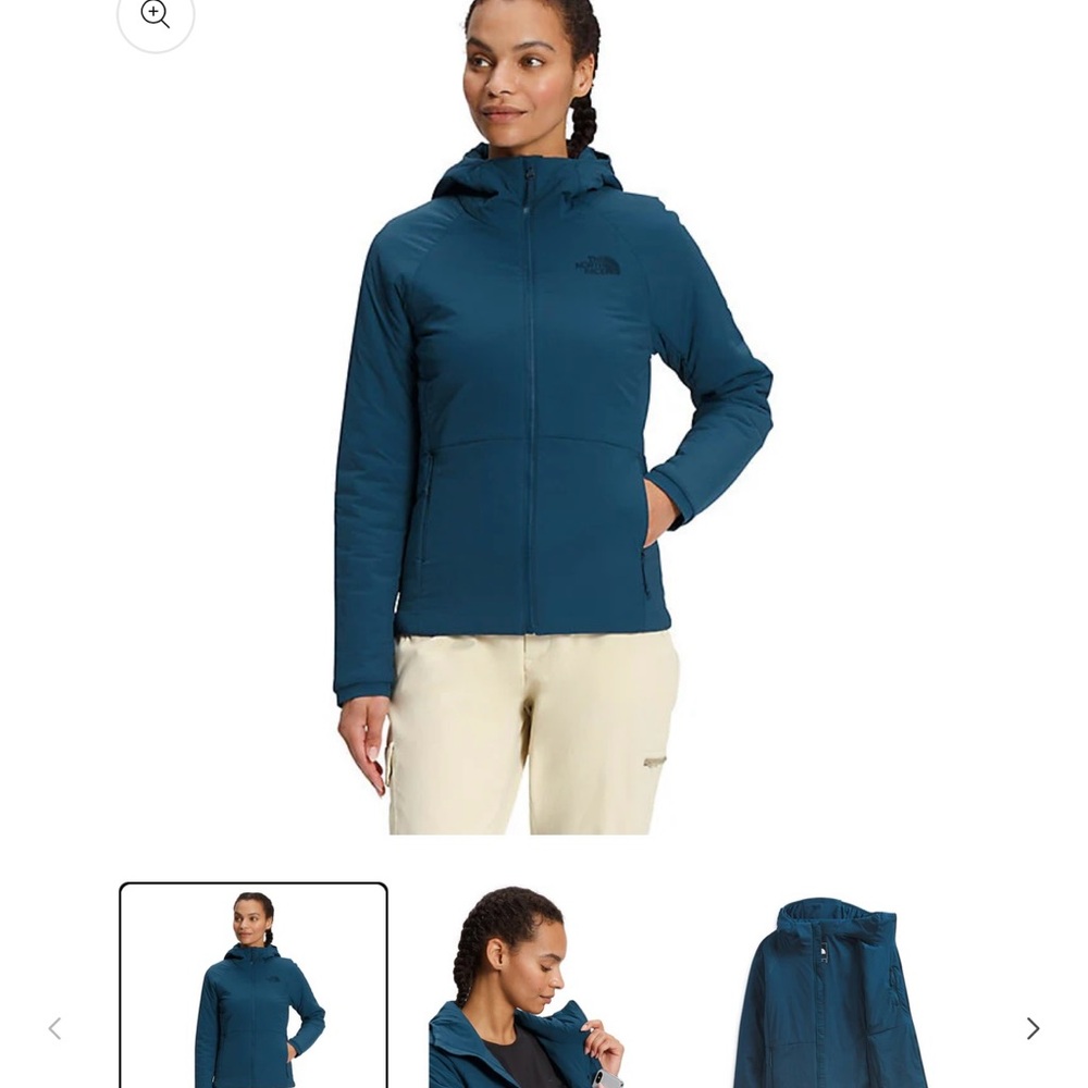North Face Women’s Insulated Ventrix Hoodie-Monterey Blue